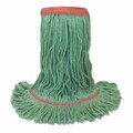 Cool Kitchen Narrow band Looped-End Mop Heads- Green CO2960601